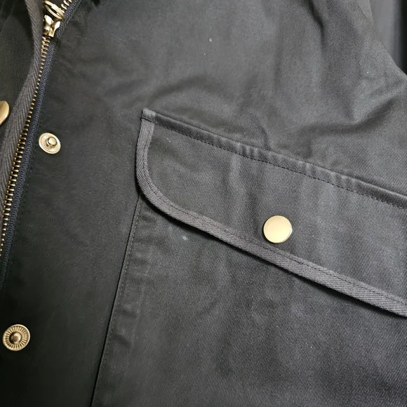 J.Crew Green Cropped Barn Field Jacket For Women Size Small - Picture 7 of 10